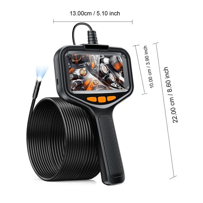 Handheld Borescope Tool with Large LCD Screen