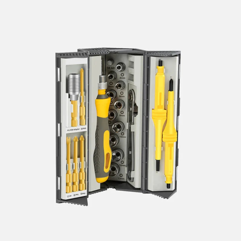 33 In 1 High Quality Household DIY Repair Tool Kit Screwdriver Set Bicycle Maintenance Tools S2 Steel